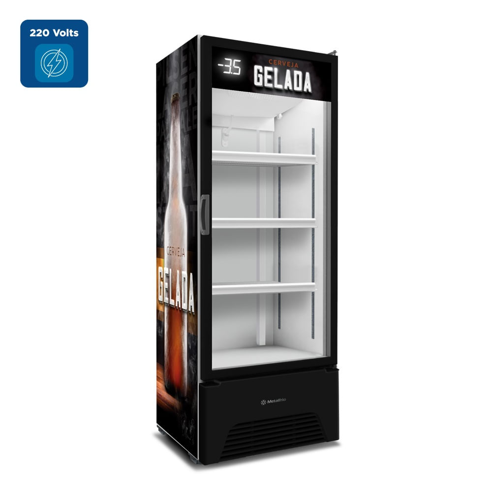 Cervejeira Metalfrio 513 Litros Optima Adesivada Gelada VN50AH - 220 Volts
